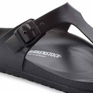 Birkenstock Essentials Unisex Gizeh EVA Sandals Black 44 R EU (US Men's 10-10.5)