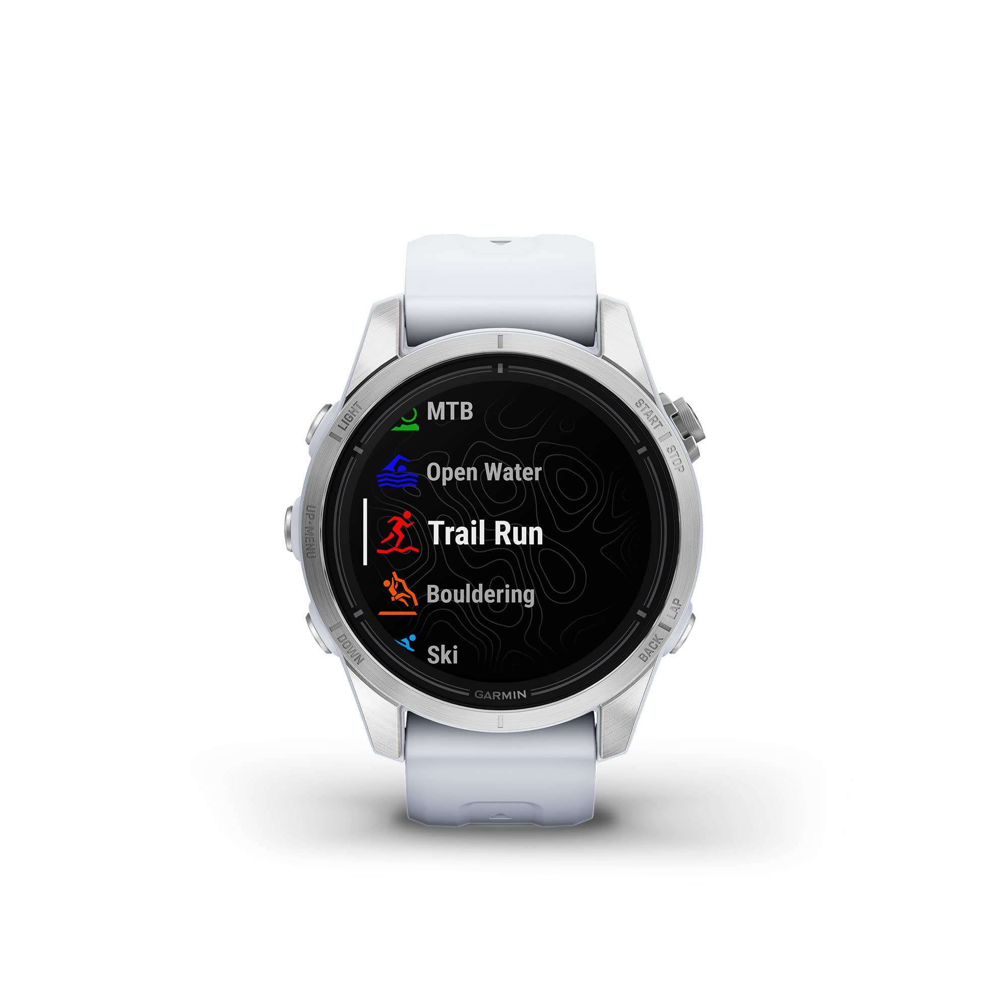 Garmin epix Pro Gen 2 , 42mm, High Performance Smartwatch, Advanced Training Technology, Built-in Flashlight, Whitestone