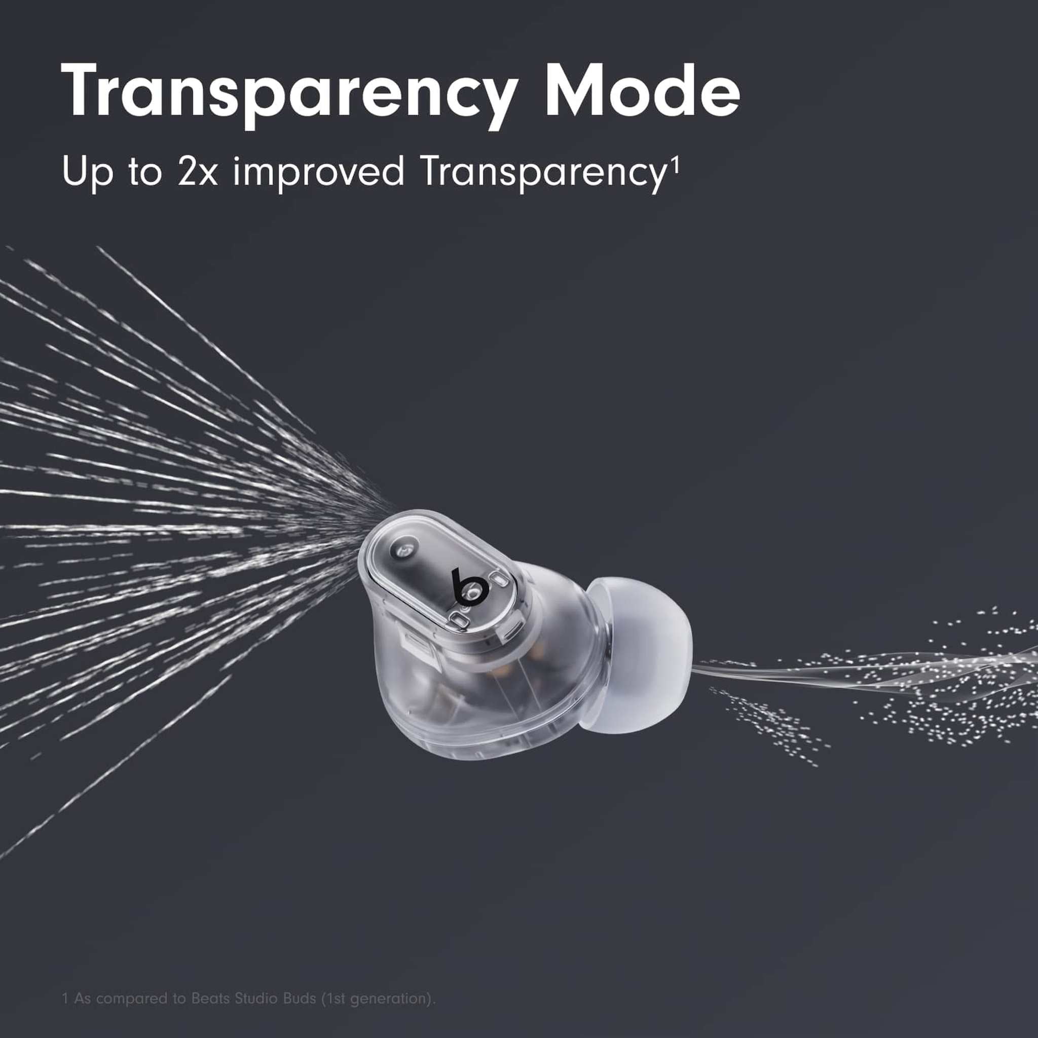 Beats Studio Buds+ MQLK3LL/A Transparent Beats