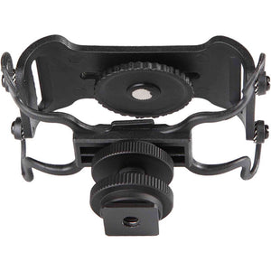 Shock Mount for Camera Recorder, BOYA BY-C10 Universal Microphone and Portable Recorder ShockMount - Fits The Zoom H4n, H5, H6, Tascam DR-40, DR-05, DR-07 with 1/4" Mounting Screw Vlog Blog Video