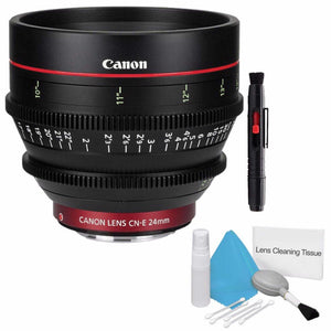 Canon CN-E 24mm T1.5 L F Cine Lens International Model + Deluxe Cleaning Kit
