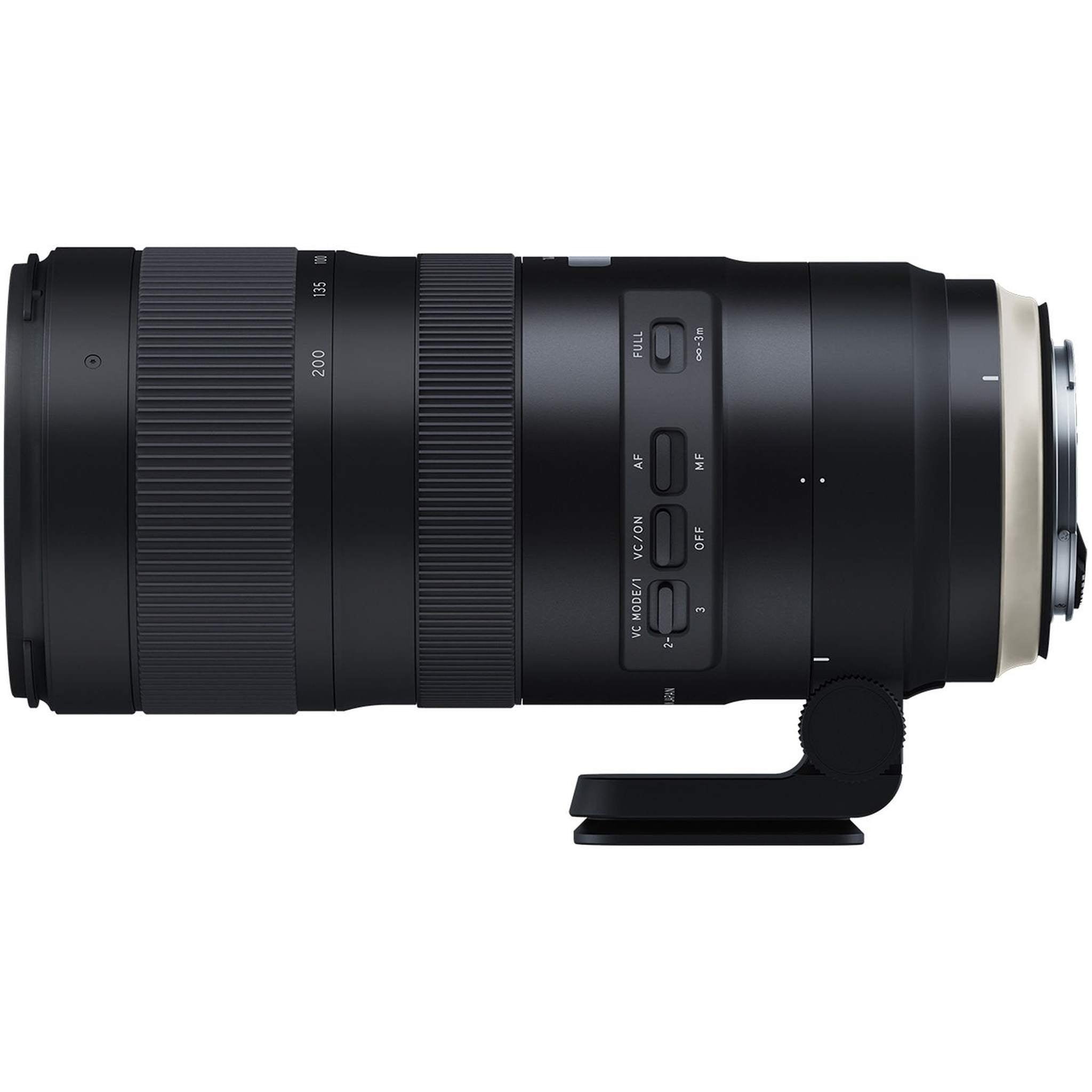 6Ave Tamron SP 70-200mm f/2.8 Di VC USD G2 Lens for Canon EF International Model + 77mm UV Filter + Lens Cap Keeper +