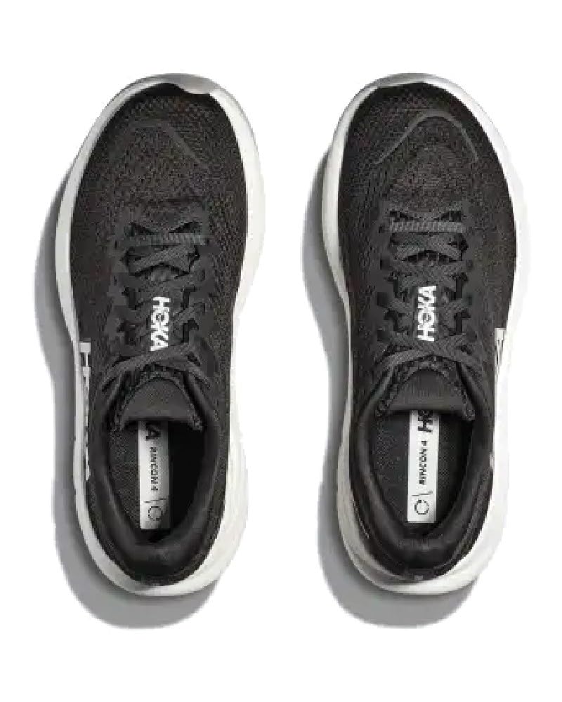 Hoka Women's Rincon 4 Sneaker, Black/White, 9.5