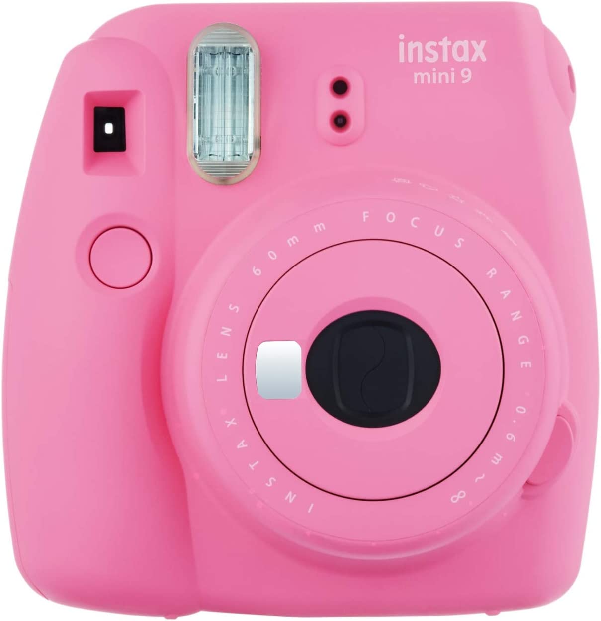 Fujifilm Instax Mini 9 Instant Camera (Flamingo Pink) with 20 Mini Films Bundle