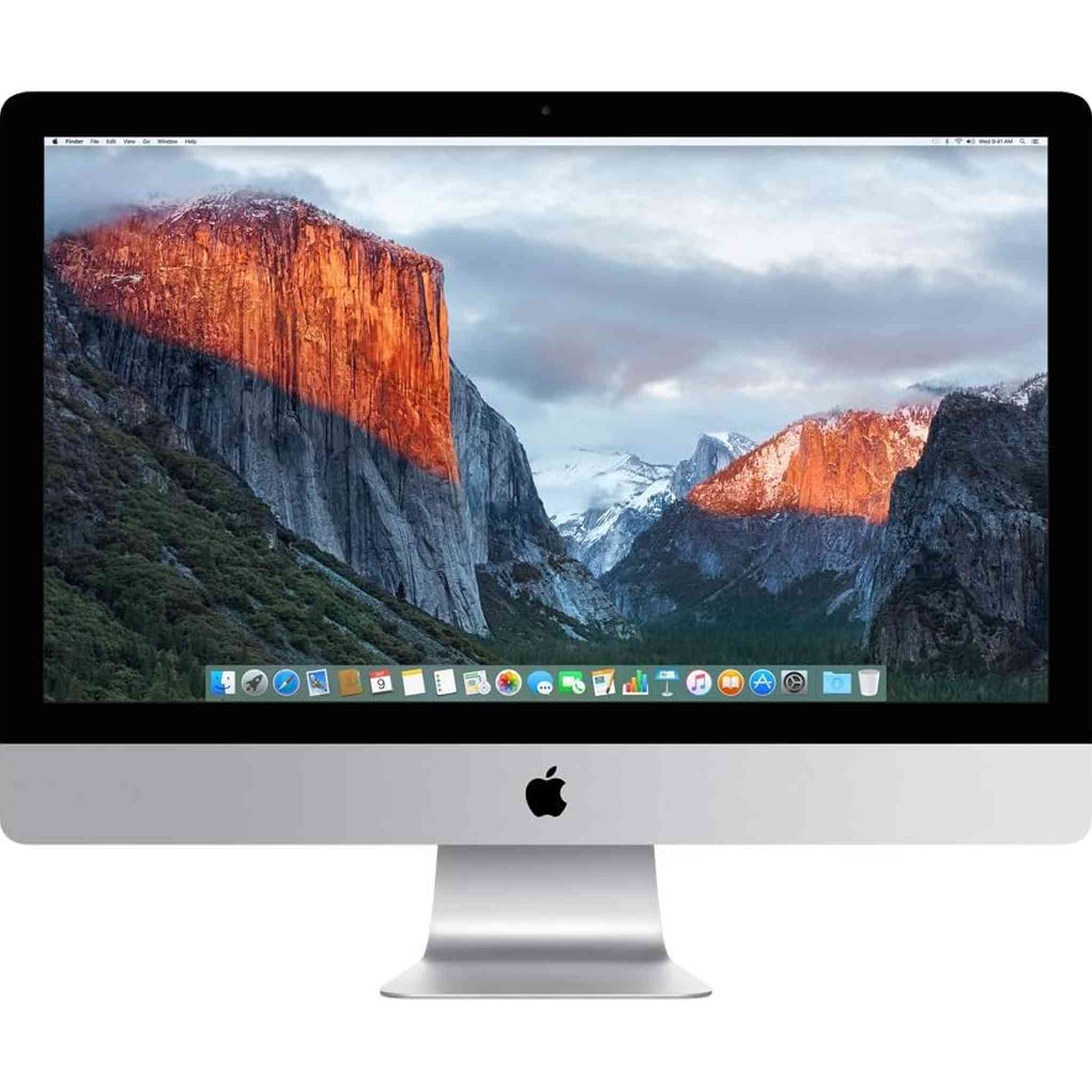 Apple iMac MK462LL/A All-in-One Computer - Intel Core i5 3.20 GHz - 8 GB DDR3 SDRAM - 1 TB HDD - 27 5120 x 2880 - Mac OS X 10.11 El Capitan - Desktop - Silver - AMD Radeon R9 M380 2 GB Graphics - Wireless LAN - Bluetooth - 4 x Total USB Port s - Used Apple