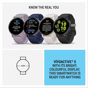 Garmin Vivoactive 5 Fitness Tracker Smart Watch For Women & Men - Orchid Case