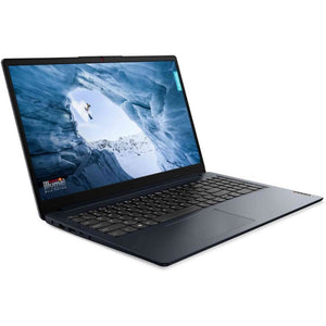 Lenovo IdeaPad 1 15.6" FHD Touchscreen 1920 x 108 Laptop, Intel Core i5-1235U, 8 GB RAM, 512 GB SSD, Windows 11 in S Mode, Wi-Fi, Abyss Blue, 82QD00HMUS Lenovo