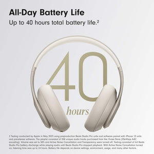 Beats Studio Pro - Wireless Bluetooth Noise Cancelling Headphones Sandstone Beats