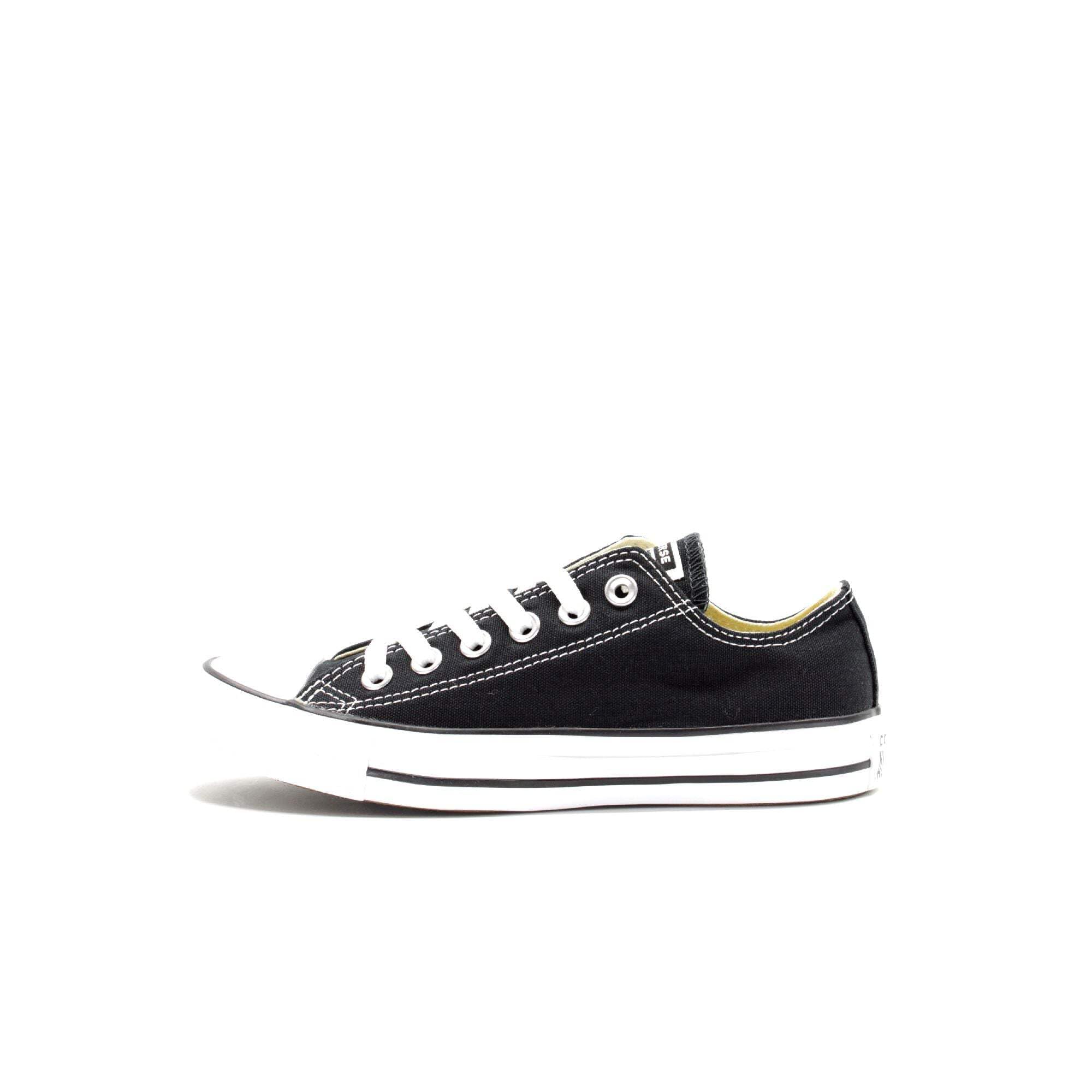 Converse Unisex Low-Top Sneakers, Black, 8 US Men