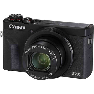Canon PowerShot G7 X Mark III Digital Camera 3637C001 + 2 x 64GB Cards + More - Reconditioned Canon
