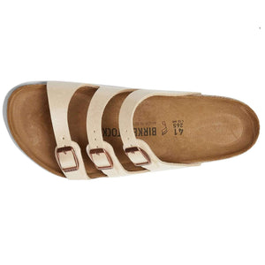 Birkenstock Unisex Florida BS Birko-Flor Graceful Pearl White Sandals 10 W / 8 M US