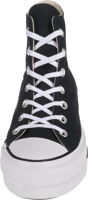 Converse Chuck Taylor All Star Platform High Top Sneaker, Black/White/White, 8.5 M US