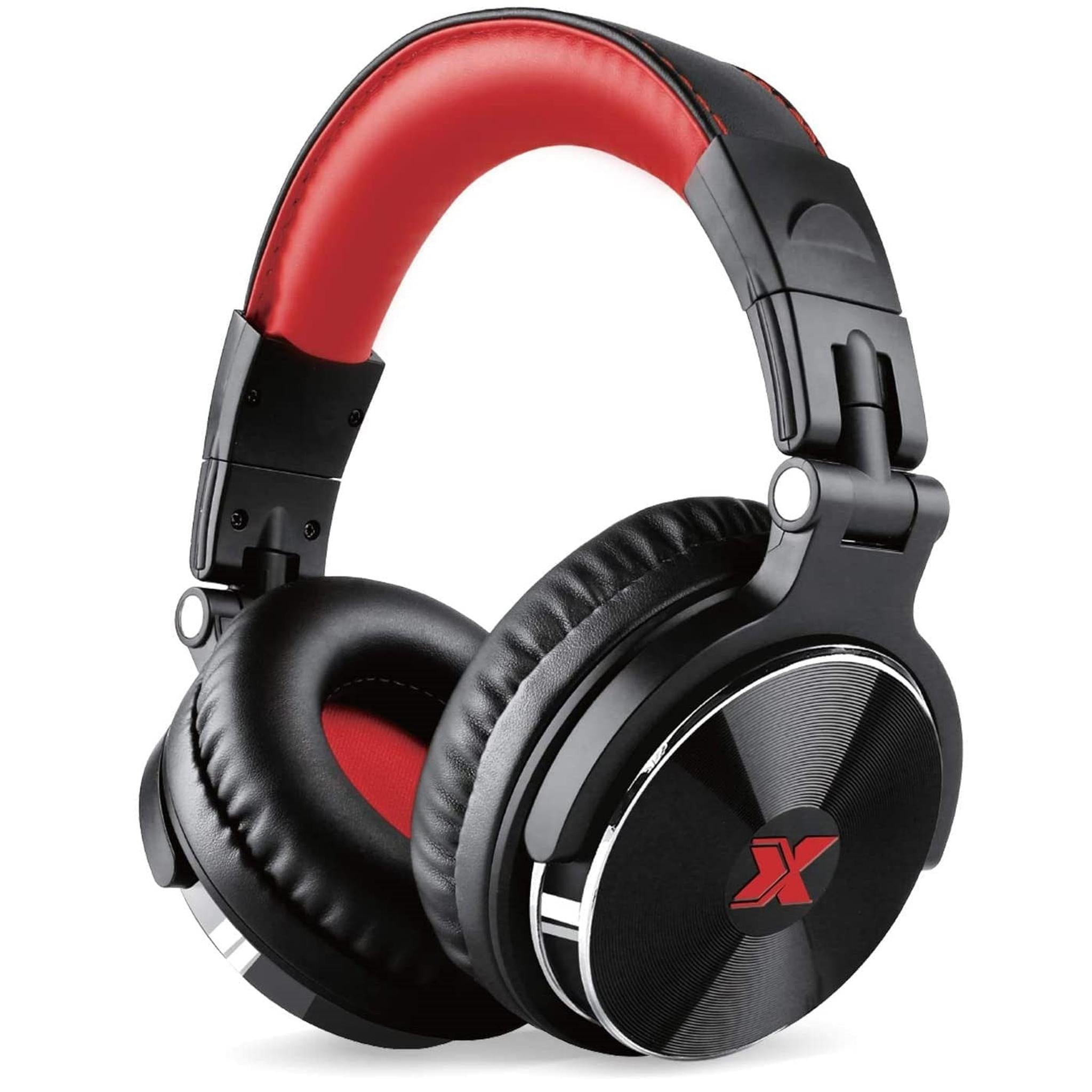 XPIX Pro DJ Headphones Closed Back Over Ear Stereo Monitor Headphones, For Monitor & Mixing, Single Side, Dual Source Monitoring XPIX