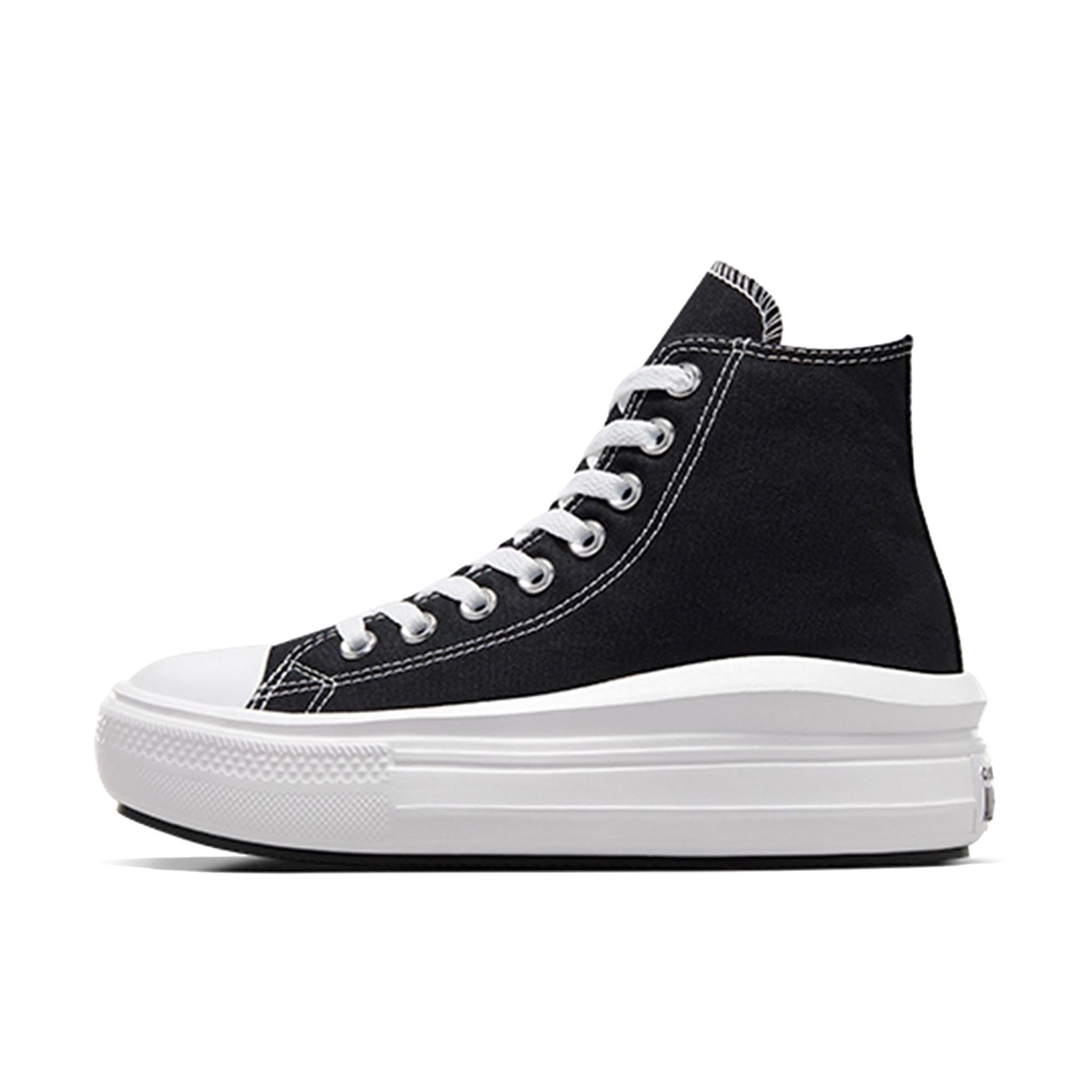 Converse Women's Sneaker, Black Natural Ivory White, 6