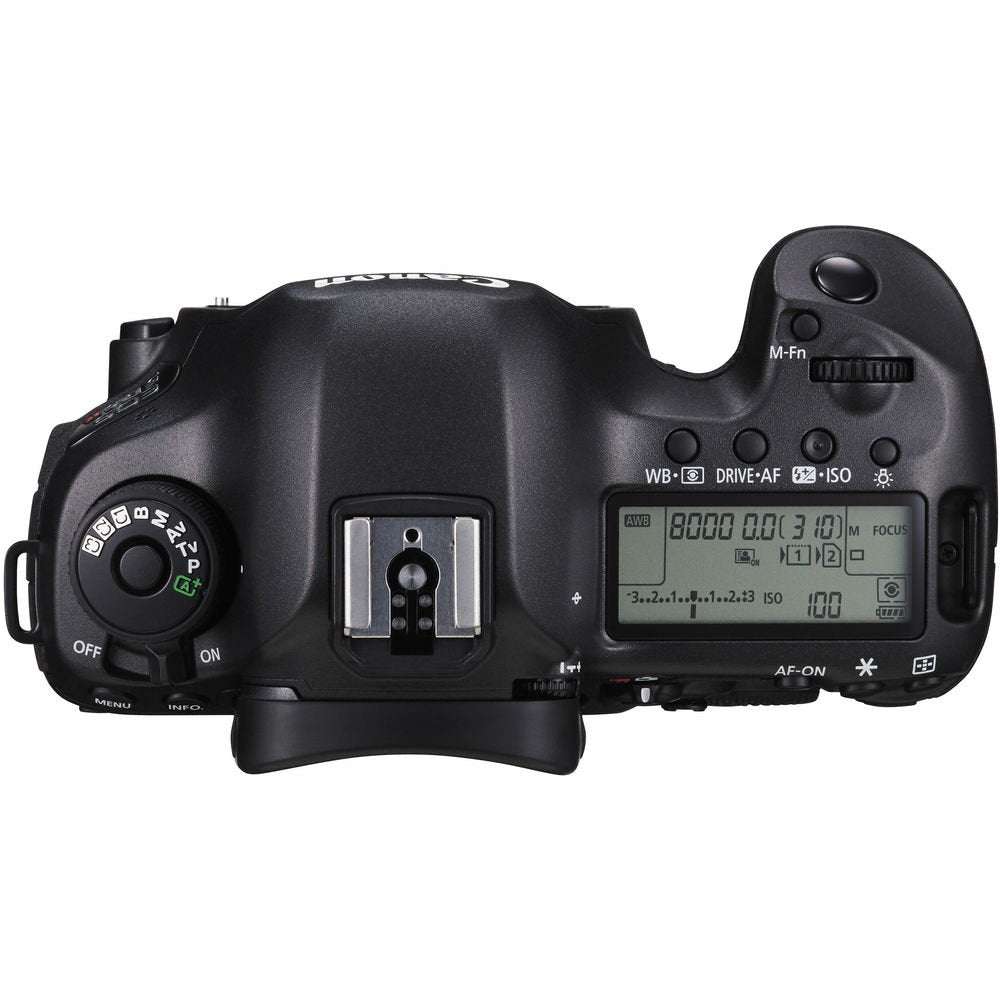 Canon EOS 5DS R DSLR Camera (Body Only) (International Model) w/Essentials: 32GB SD Card + 32GB CF Card + Cleaning Kit +