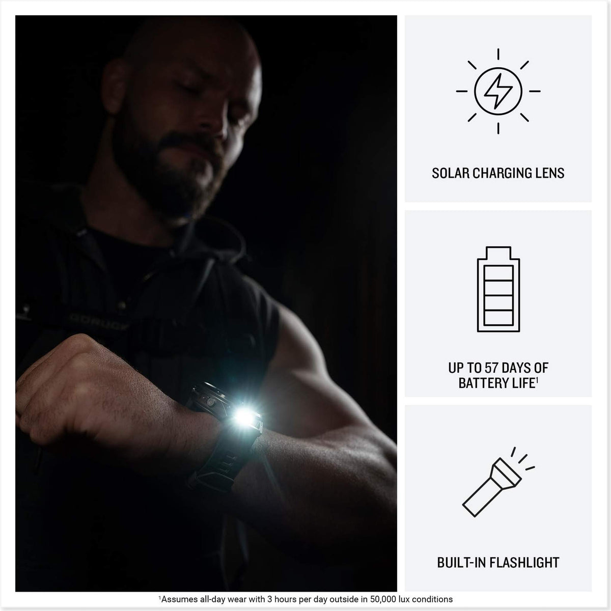 Garmin fēnix® 9 Pro Solar, Titanium, 51mm, Graphite/Black