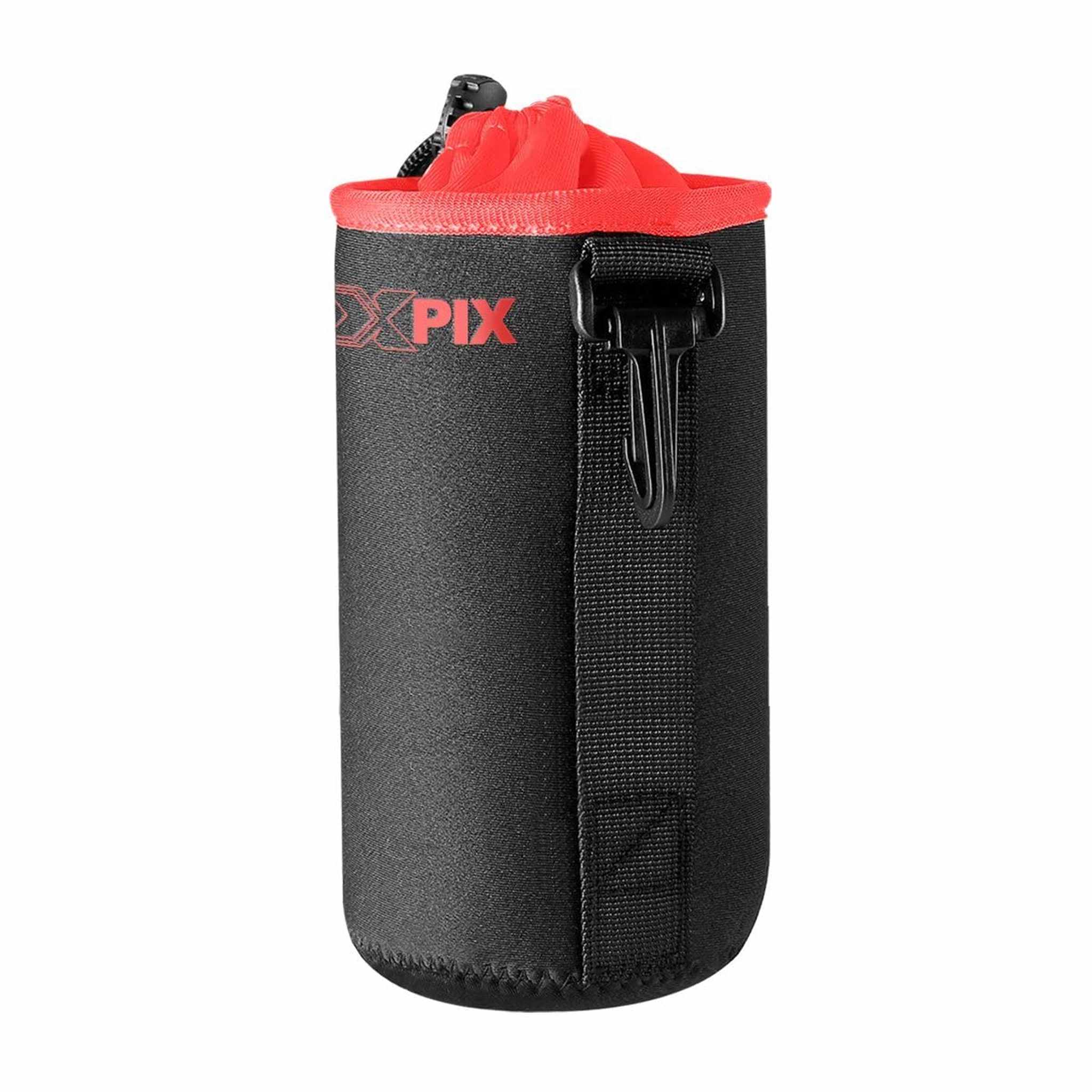 XPIX Large Neoprene Pouch Bag for DSLR Camera Lens Canon, Nikon, Fujifilm, Sony, Olympus, Panasonic, and More XPIX