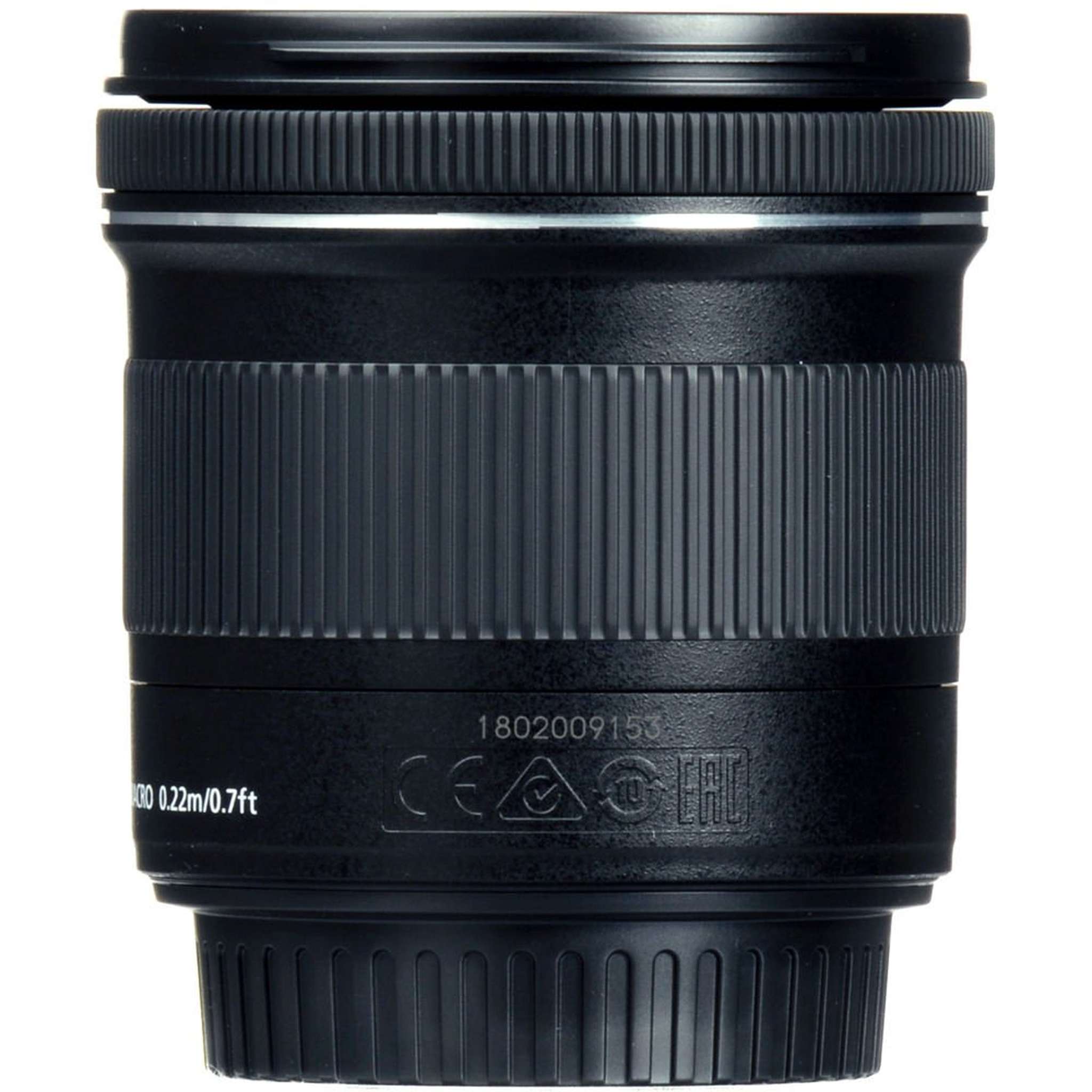 Canon EF-S 10-18mm f.4.5-5.6 is STM Lens International Model + 4.5 inch Vivitar Premium Lens Case + Vivitar Graduated