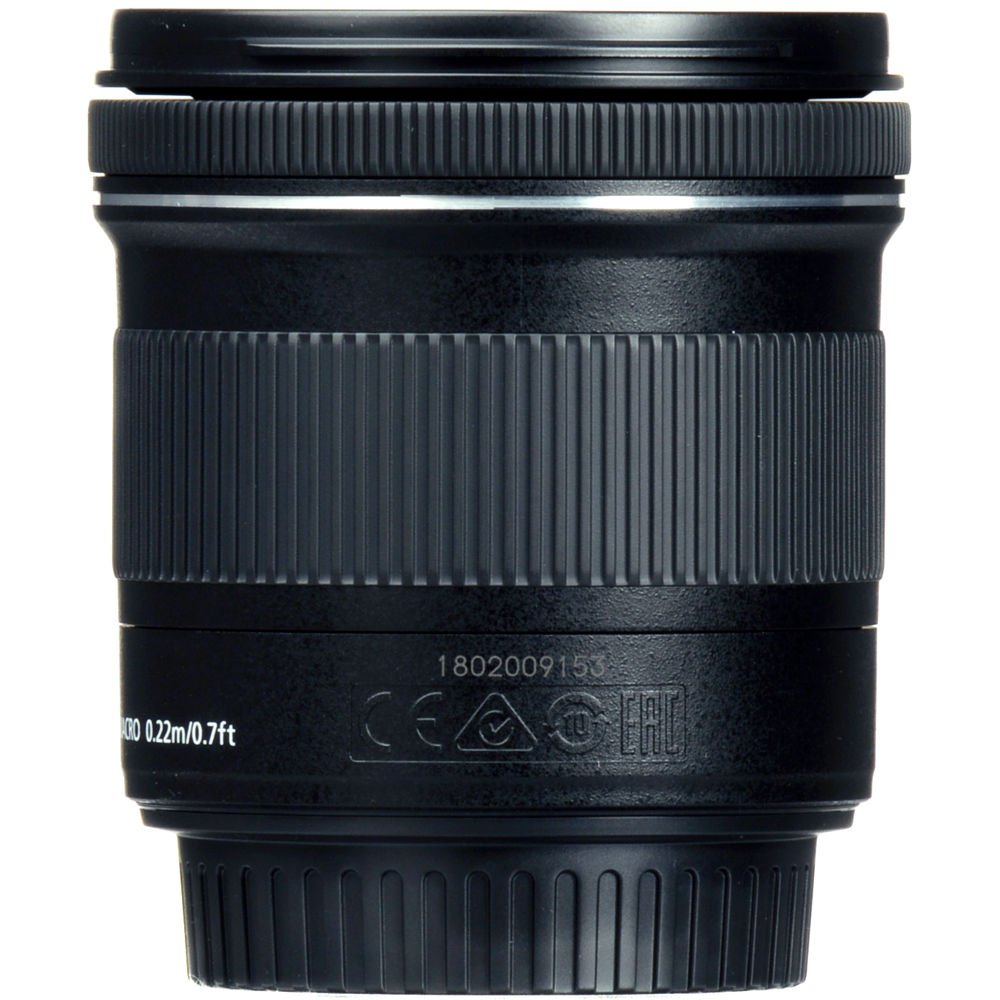 Canon EF-S 10-18mm f.4.5-5.6 is STM Lens (International Model) + 4.5 inch Vivitar Premium Lens Case + Vivitar Graduated