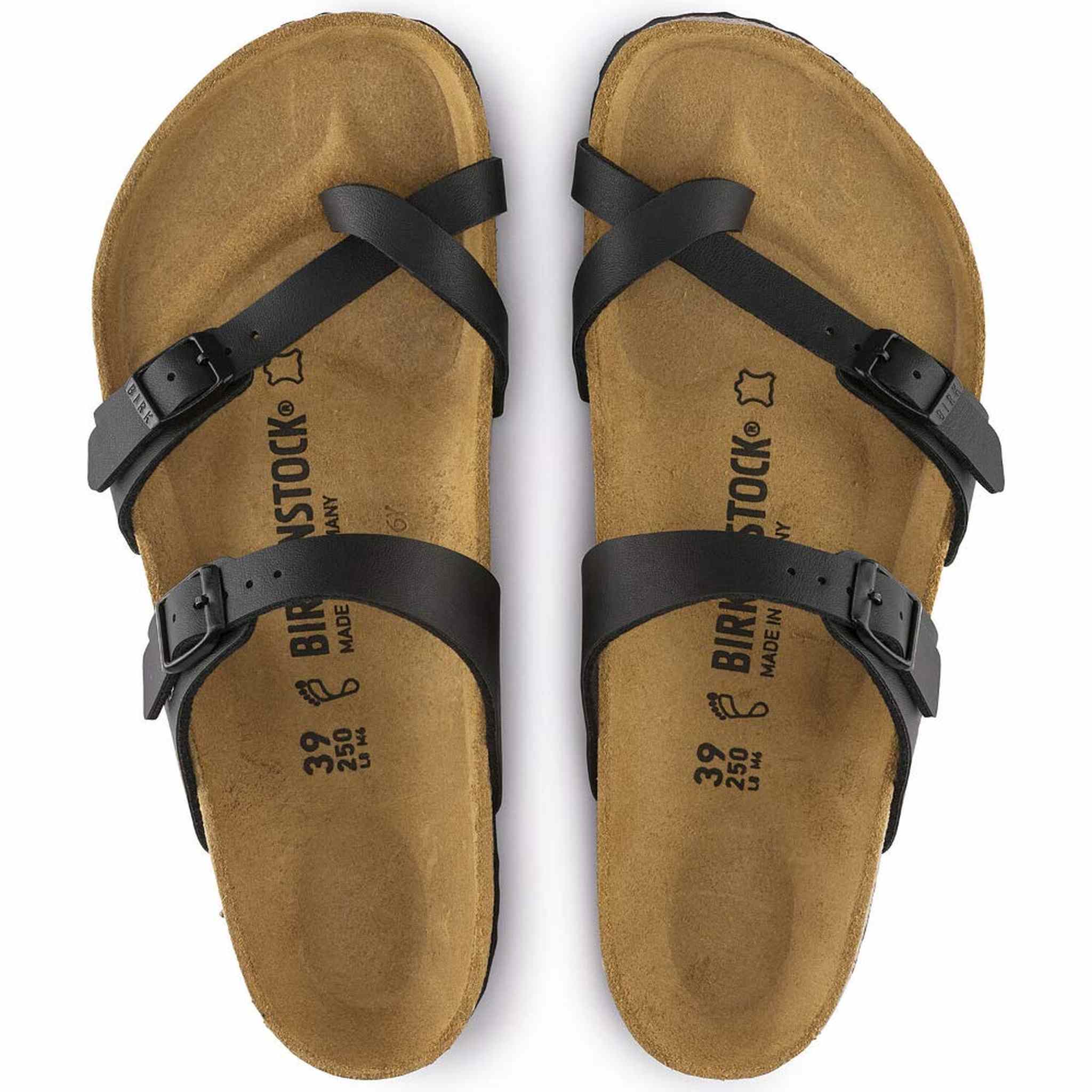 BIRKENSTOCK Women's Mayari Sandals, Black Birko-Flor, 41 R EU, 10-10.5 M US Birkenstock