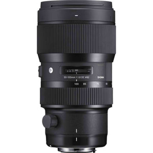 Sigma 50-100mm f/1.8 DC HSM Art Lens for Nikon F for Nikon F Mount + Accessories International Model with 2 Year Warran