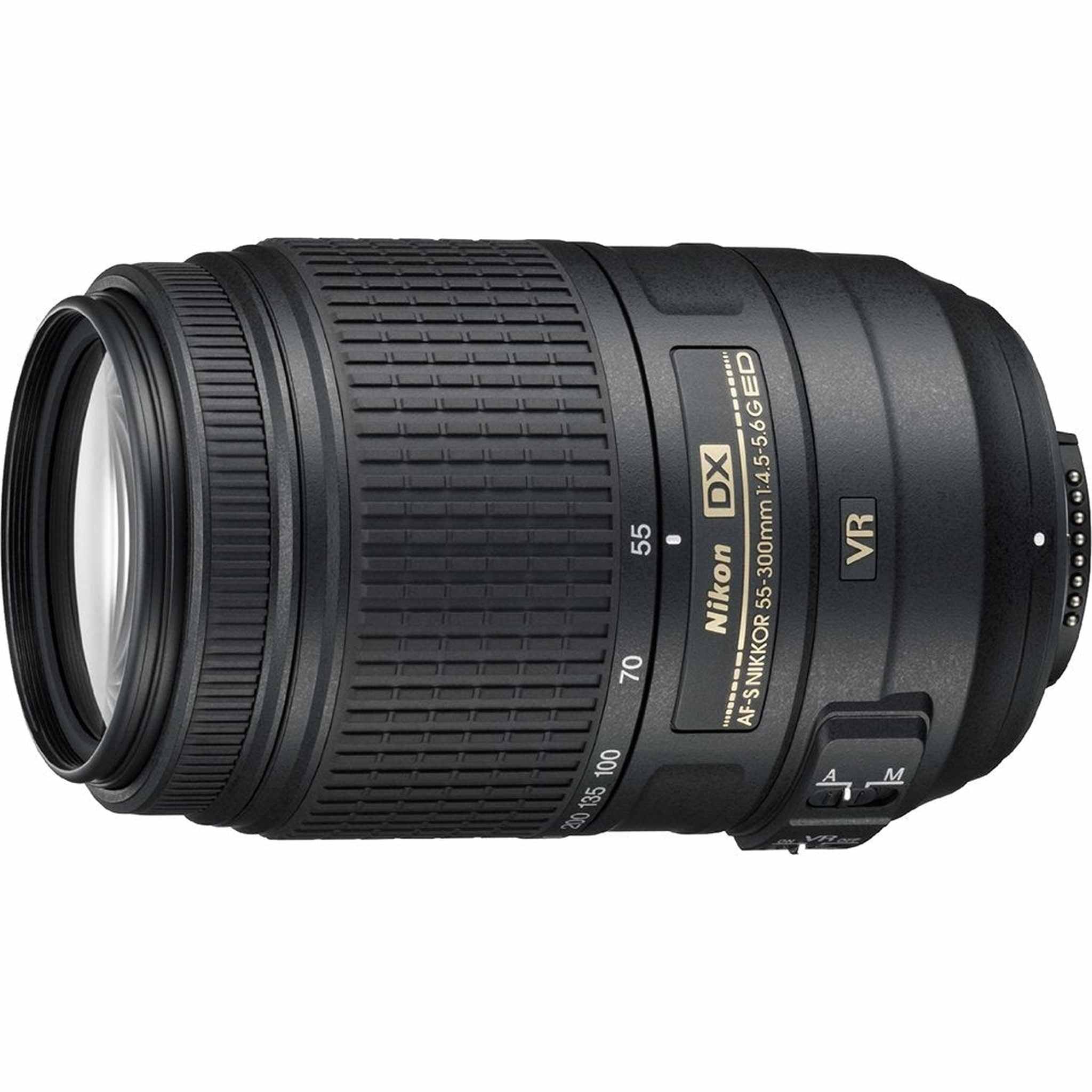 Nikon 2197-IV AF-S DX NIKKOR 55-300mm f/4.5-5.6G ED Vibration Reduction Zoom Lens with Auto Focus for DSLR Cameras Inter - Used Nikon
