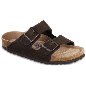 Birkenstock Men's Arizona Soft Footbed Sandals, Mocha, Brown, 11 Medium US