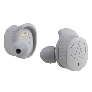 Audio-Technica ATH-SPORT7TWGY SonicSport Wireless In-Ear Headphones, Gray Audio-Technica