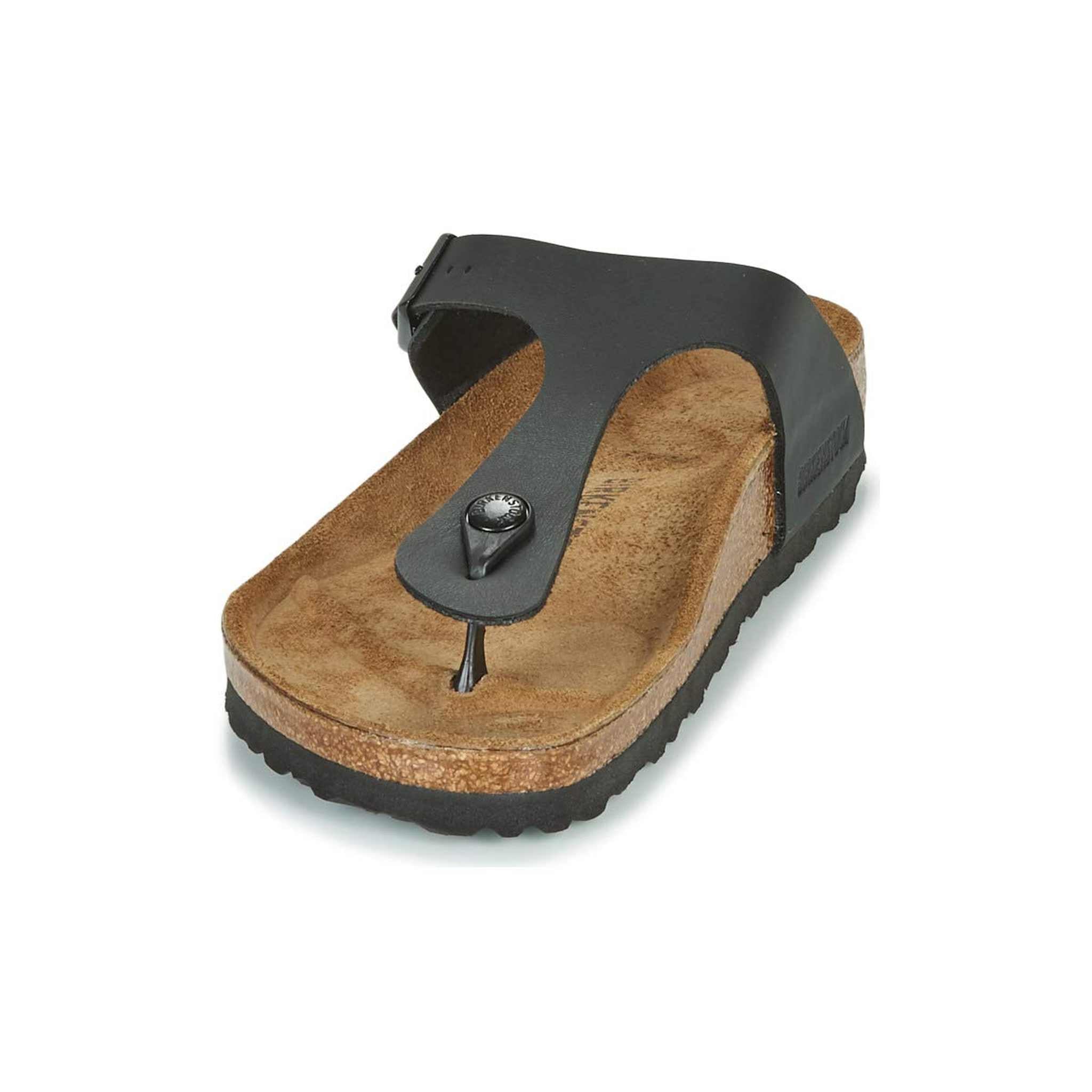 Birkenstock Women's Flip Flop Sandals, Metallic Silver Birko Flor, 7 Birkenstock