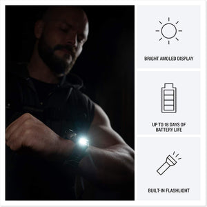 Garmin fēnix® 9 Pro, inReach®, DLC Titanium, 47mm, Black/Pebble Gray