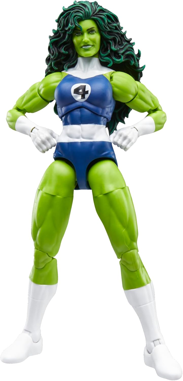 Marvel Legends Series She-Hulk Action Figure Inspired by Fantastic Four Comics
