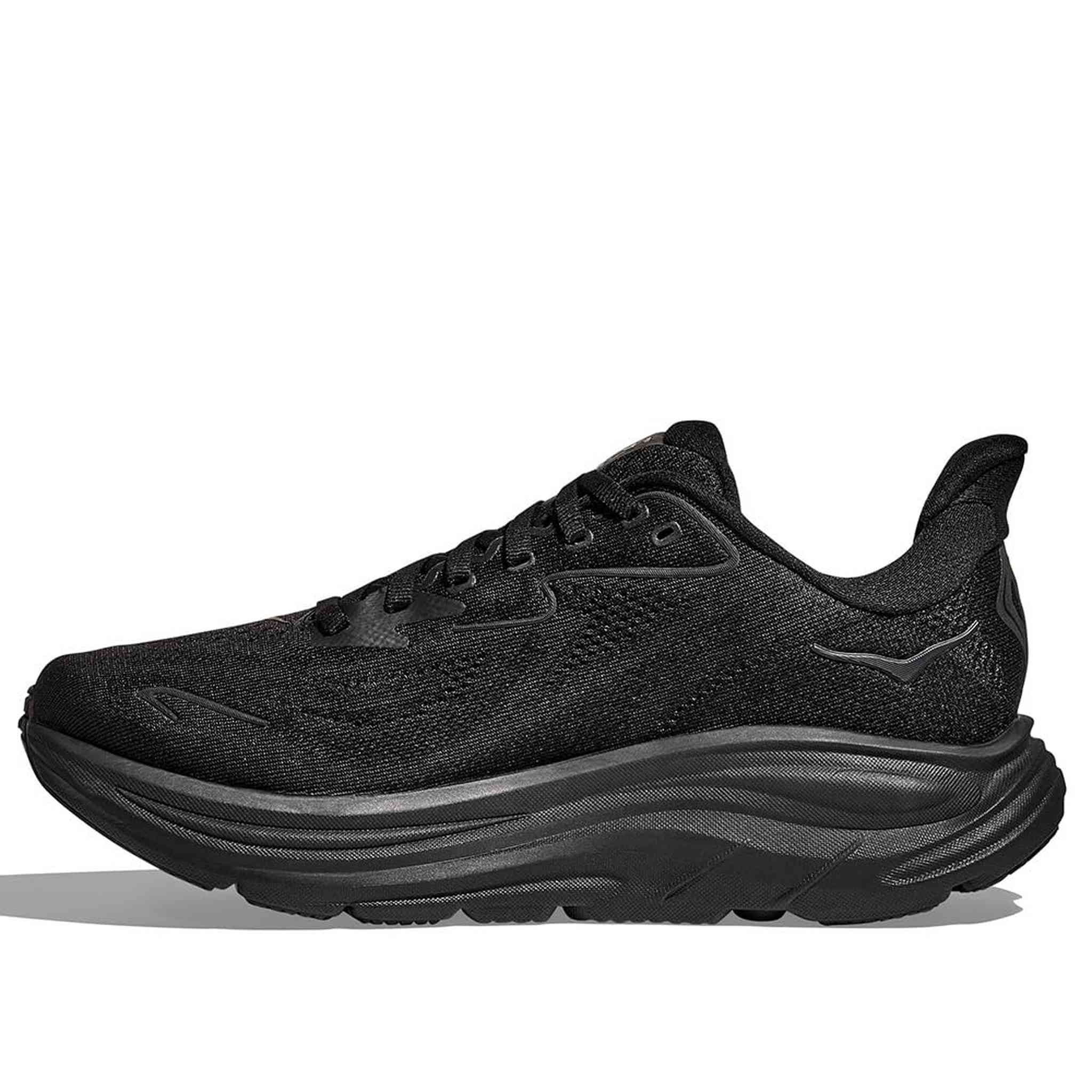 Hoka Women's Clifton 10 Sneaker, Black/Black, 9.5