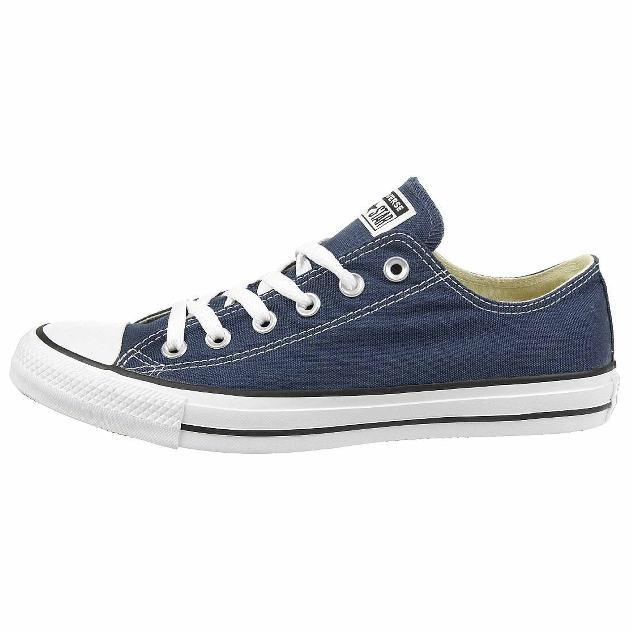 Converse Chuck Taylor All Star Canvas Low Top Sneaker, Navy ,11.5 womens_us/9.5 mens_us