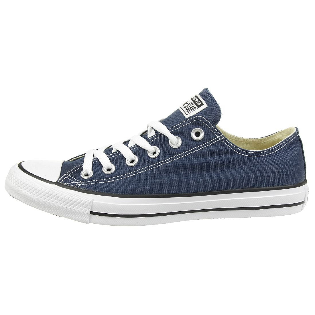 Converse Chuck Taylor All Star Canvas Low Top Sneaker, Navy ,11.5 womens_us/9.5 mens_us