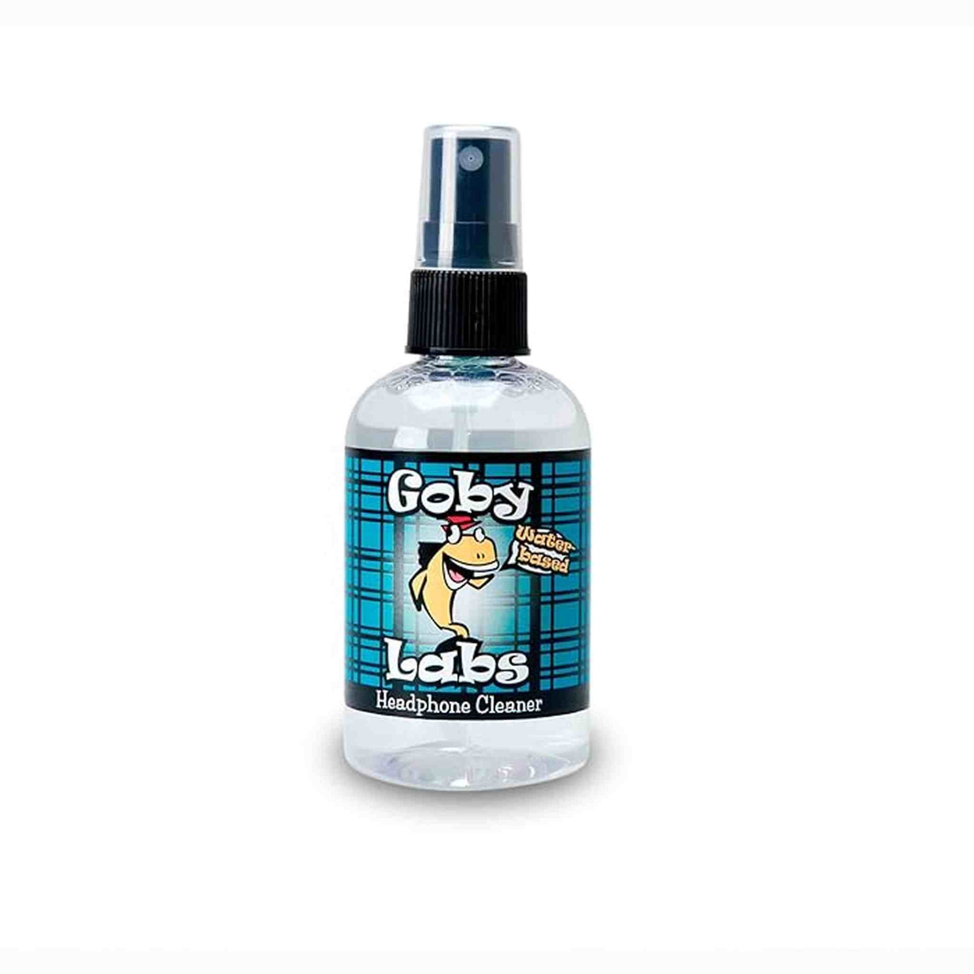 Goby Labs 2-Pack 4 FL OZ Headphone Sanitizing and Cleansing Spray with 6AVE Cleaning Cloth - Compatible with All Headphones