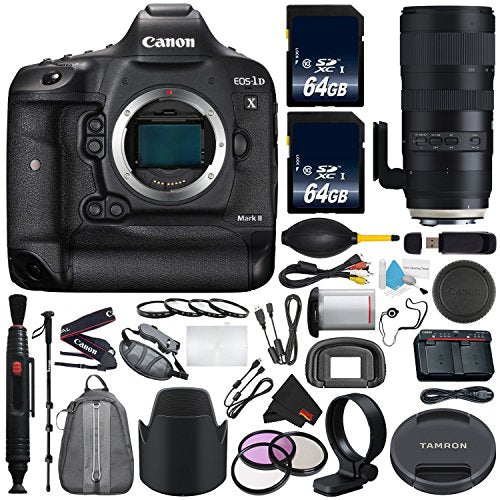 6Ave Canon EOS-1D X Mark II DSLR Camera International Version No Warranty + Tamron SP 70-200mm f/2.8 Di VC USD G2 Lens