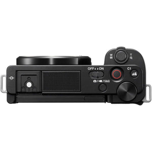 Sony Alpha ZV-E10 - APS-C Interchangeable Lens Mirrorless Vlog Camera Kit - Black Renewed - Reconditioned