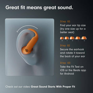 Beats Powerbeats Pro 2 Wireless Bluetooth Earbuds - Noise Cancelling, Heart Rate Monitor, IPX4, Up to 45H Battery & Charging Case, Works with Apple & Android - Electric Orange