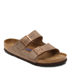 Birkenstock Men's Arizona Soft Footbed Sandals, Tobacco, Brown, 10.5 Women/8.5 Men