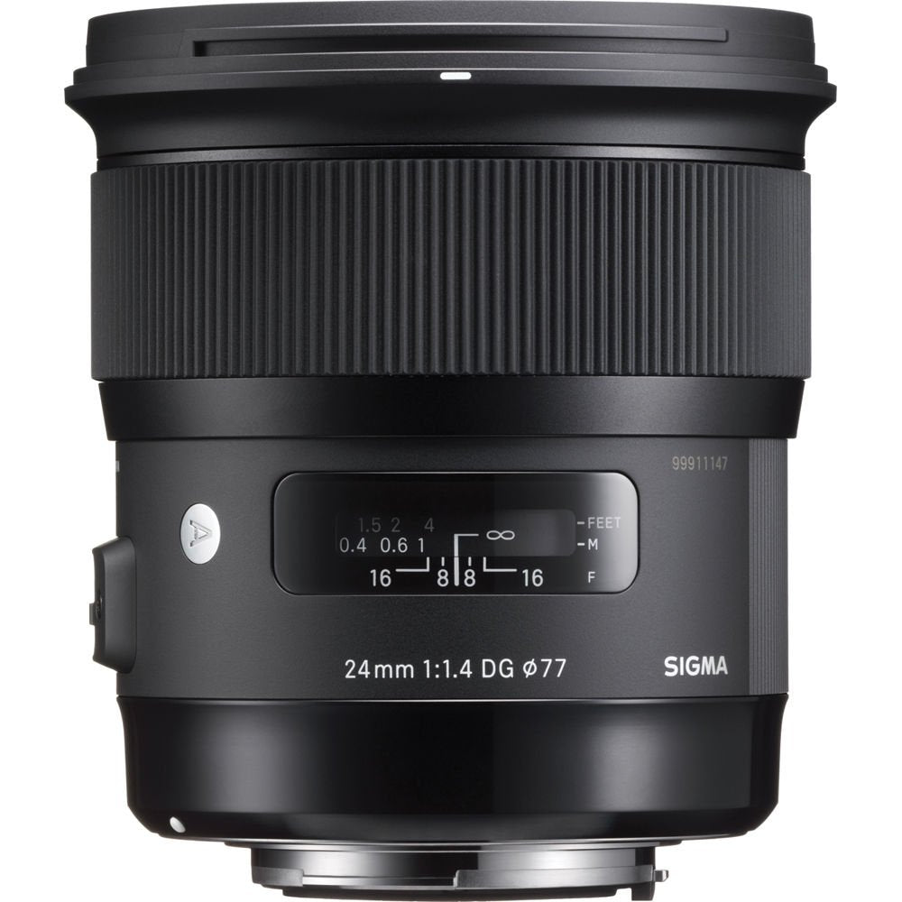 SIGMA 24mm f/1.4 DG HSM Art Lens for Nikon + Deluxe Lens Cleaning Kit