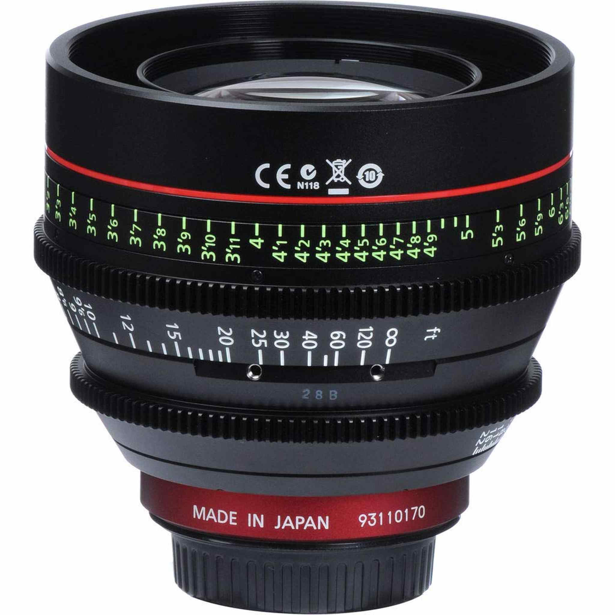 Canon CN-E 85mm T1.3 L F Cine Lens Professional Filmmaker Bundle Canon
