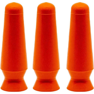 DMV Scleral Cup Large Contact Lens Handler -3 Pack - Inserts and Removes Scleral Contact Lenses and Prosthetic Eyes Orange DMV