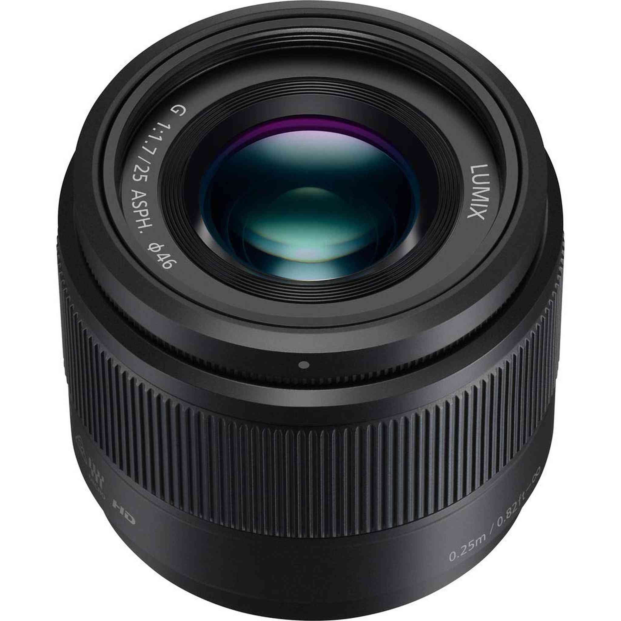 Panasonic Lumix G 25mm f/1.7 ASPH. Lens + Deluxe Lens Cleaning Kit