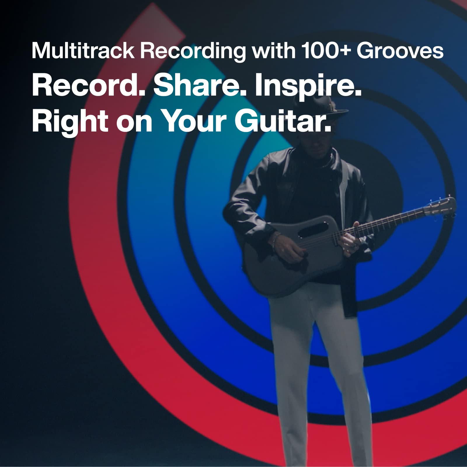 LAVA ME 2 36 inch Carbon Fiber Guitar with effects Acoustic Electric Guitar with Picks Hard Case Freeboost-Pink