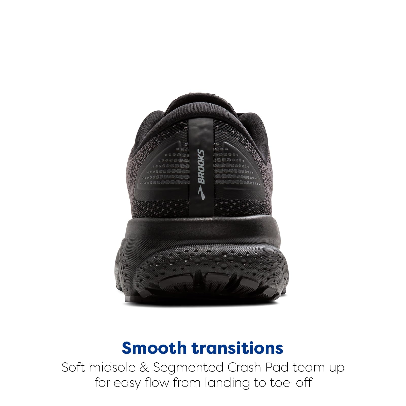 Brooks Women's Ghost 16 GTX Waterproof Neutral Running Shoe - Black/Black/Ebony - 7.5 Medium