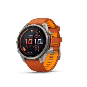 Garmin fēnix® 9 Pro, inReach®, Titanium, 47mm, Autumn Orange/Spark Orange