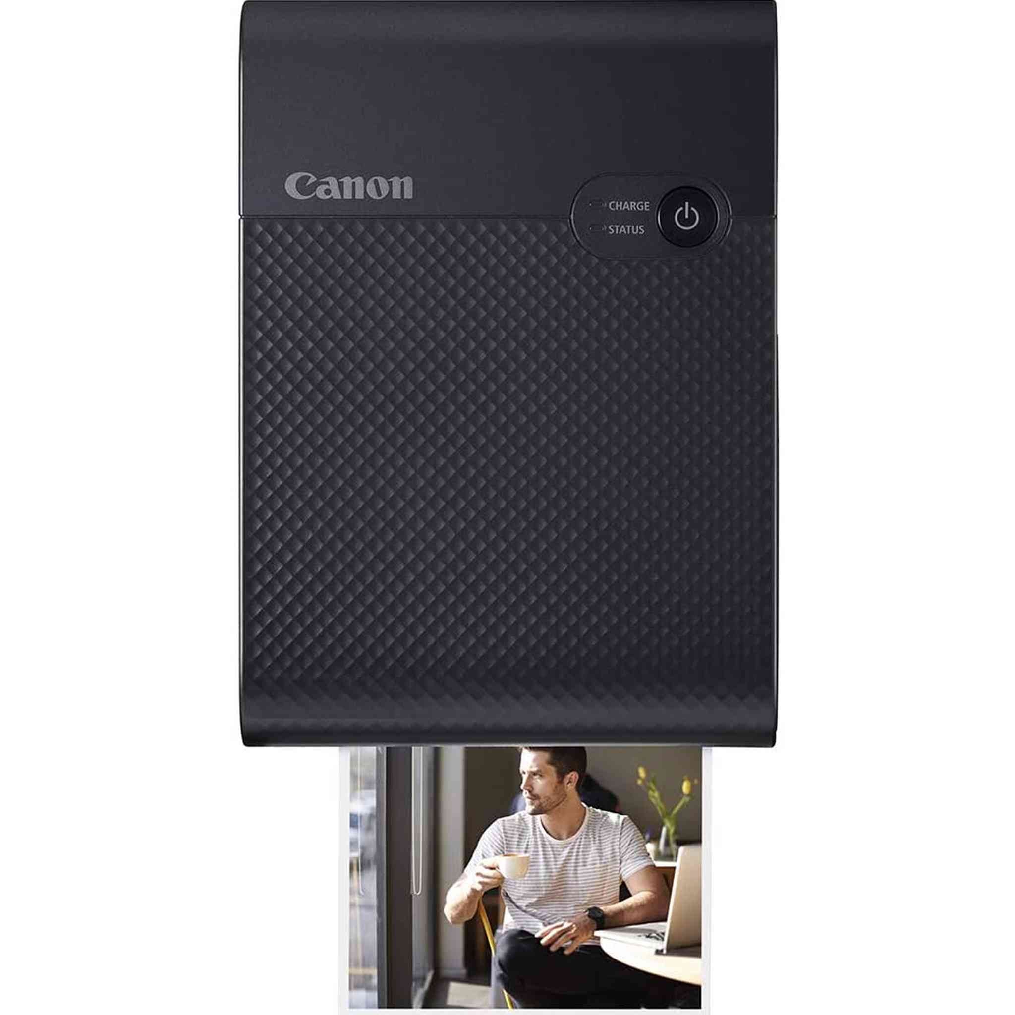 Canon SELPHY Square QX10 Portable Photo Printer with Wi-Fi Connectivity Black - Reconditioned Canon