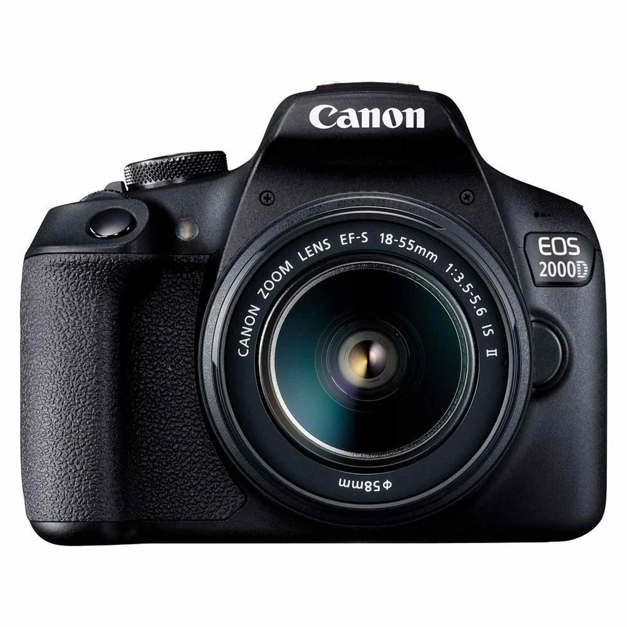 Canon EOS 2000D Rebel T7 DSLR Camera + 18-55mm III Kit - Used Canon
