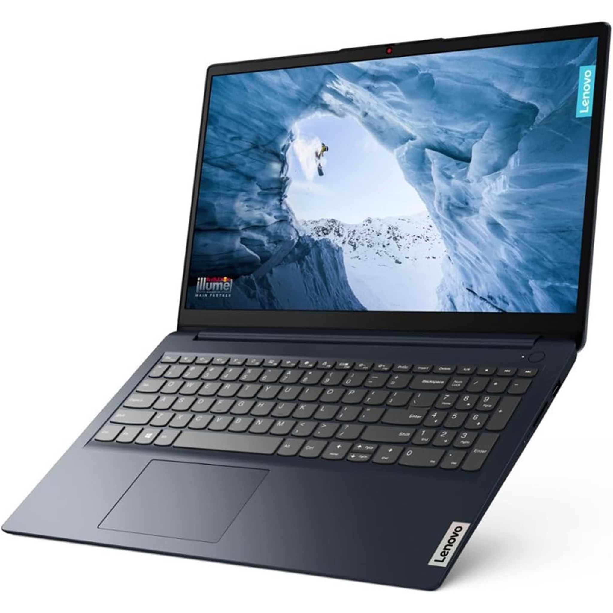 Lenovo IdeaPad 1 15.6" FHD Touchscreen 1920 x 108 Laptop, Intel Core i5-1235U, 8 GB RAM, 512 GB SSD, Windows 11 in S Mode, Wi-Fi, Abyss Blue, 82QD00HMUS Lenovo