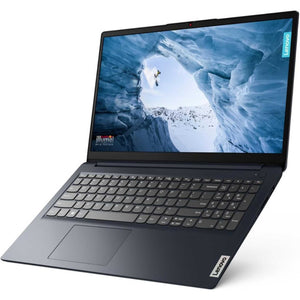 Lenovo IdeaPad 1 15.6" FHD Touchscreen 1920 x 108 Laptop, Intel Core i5-1235U, 8 GB RAM, 512 GB SSD, Windows 11 in S Mode, Wi-Fi, Abyss Blue, 82QD00HMUS Lenovo